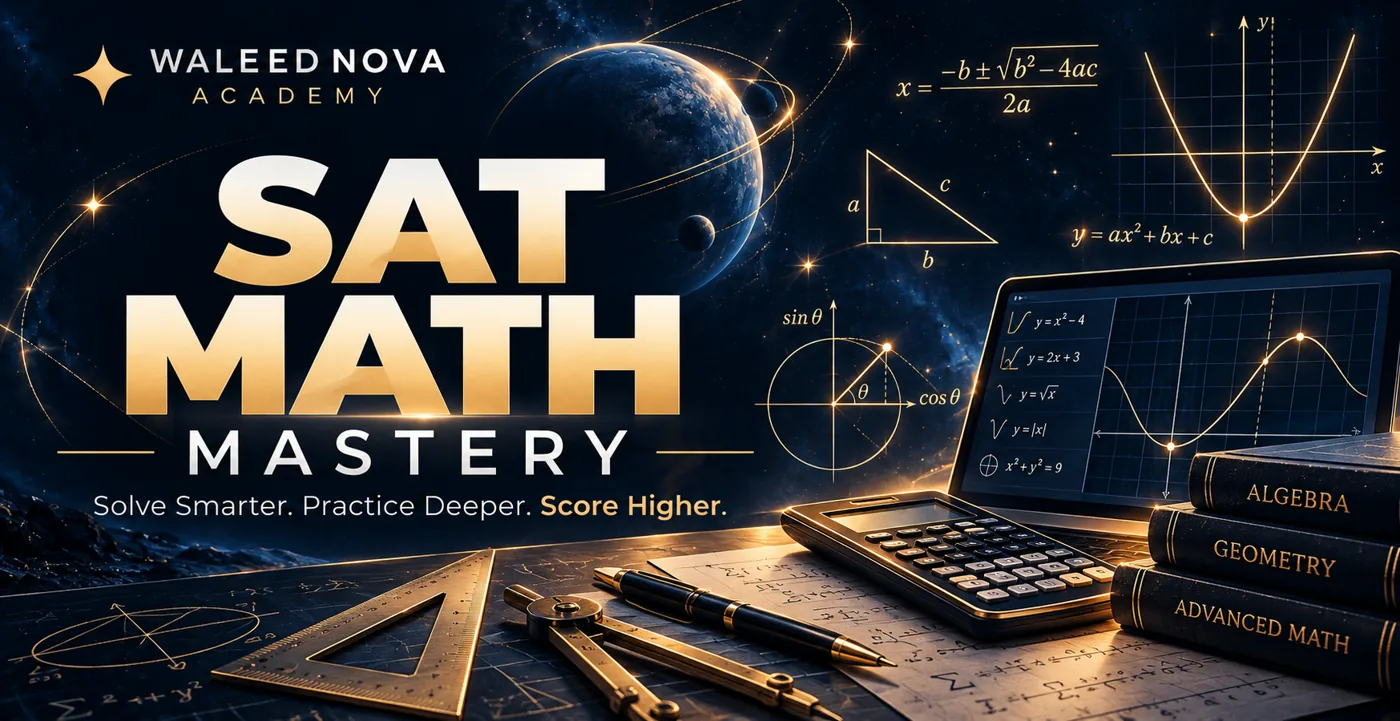 SAT Math Mastery course artwork